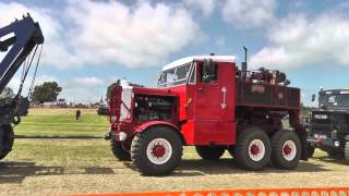 Scammell truck pulling a massive 325 tons  Banbury Rally Bloxham 2013 [upl. by Sibyl]