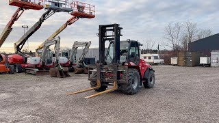 Køb Gaffeltruck Manitou M504 4x4 på Klaravik [upl. by Maisey927]