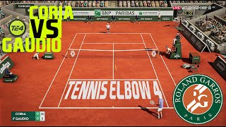 Gaudio vs Coria Roland Garros 2004 final Tennis Elbow 4 [upl. by Audun]