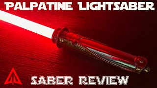 Palpatine Neopixel Lightsaber Review Ally Sabers Palps Saber [upl. by Eirrot]