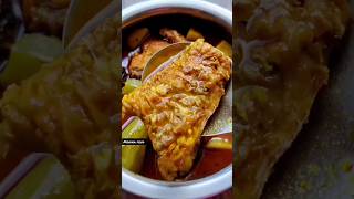 Rui Macher Patla Jhol 🐟 Rohu Fish Curry  Bengali Fish Recipe shorts​ ytshorts​ rohufish​ [upl. by Wendie]