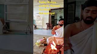 Today manyu sooktha homam by Sri mouli group sgvs [upl. by Niarbo2]