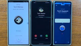 Samsung S24 Ultra Google Dialer  Pixel 8 Pro Simple Dialer  Samsung Z Fold Drupe App Incoming Call [upl. by Schnabel]