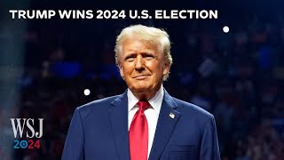 How Trump Defeated Harris for President Key Election Campaign Moments  WSJ [upl. by Analrahc588]