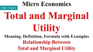 Total Utility and Marginal Utility total utility and marginal utility graph total utility micro [upl. by Norty]