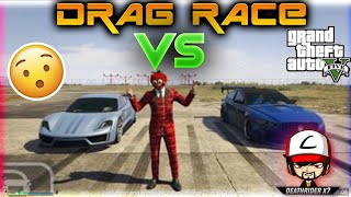 GTA 5  NEW DLC CAR JUGULAR VS NEON  DRAG RACE 2019  WHO WILL WIN [upl. by Aufa238]