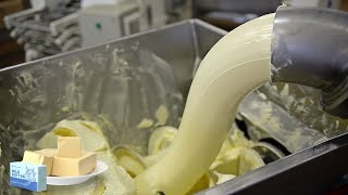 HOW ITS MADE BUTTER  Automatic Production Line With High Technology Machines [upl. by Neitsabes]