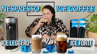 Nespresso Iced Coffee Capsules  Ice Leggero VS Iced Forte  Which One Taste Best [upl. by Mosenthal]