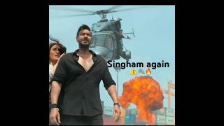 SINGHAM AGAIN TRAILER⚠️🔥 ATTITUDE Ajay DevganSURYAVANSHI shortfeedyoutubeshorts ytshorts [upl. by Raimondo]