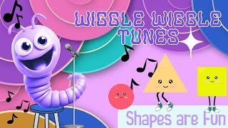 Shapes are Fun  Wiggle Wiggle Tunes  Learn Shapes with This Fun Song for Kids [upl. by Ojyma]