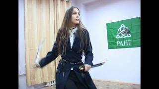 The Dance of Cossack Girl with a Sword  Arkona  Kupala and Kostroma HD [upl. by Nevag]