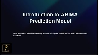 Introduction to ARIMA Prediction Model [upl. by Avraham935]