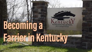 Farrier Education Visiting Kentucky Horseshoeing School [upl. by Menedez]