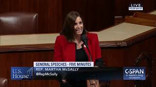 WATCH US Representative Martha McSally delivers final floor speech [upl. by Mena]