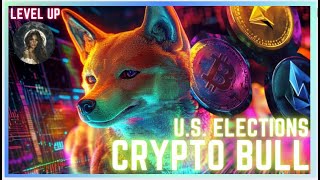 US Election Crypto Bull Market Bitcoin Ethereum amp Dogecoin Unexpected Gains w President Trump Win [upl. by Farrica]