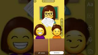 Scool emoji part 2emoji animation [upl. by Anwahsiek]