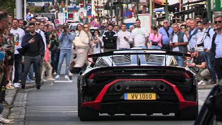 BEST OF Zoute Grand Prix Knokke 2023  SUPERCAR CHAOS 4k Lamborghini  Porsche Ferrari [upl. by Tamarra806]