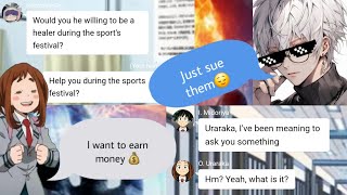 OP yn Sports Festival MHA x yn Texting Stories [upl. by Alehtse]