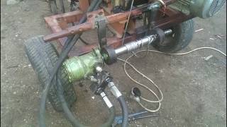 Making wood splitter hydromotor winch Vinci cu hidromotor pentru ridicat butuci [upl. by Aloeda538]