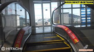 6 HITACHI Escalators in AEON Bukit Mertajam Mall Penang Malaysia Concourse Area [upl. by Gnav]