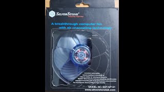 SilverStone SSTAP121 Air Penetrator 121 120 3Pin Fan Review Pt 1 [upl. by Oeniri]