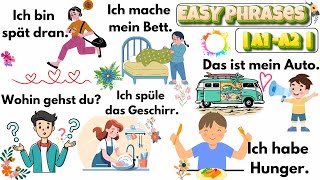 4 Hours of Everyday Phrases Enhance Your Daily Routine in German [upl. by Grannia823]