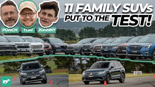 Which family SUV wins 2022 midsize SUV megatest  Chasing Cars [upl. by Nylirem]