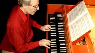 Sonata No 6 in C Maj Carlos Seixas David Clark Little harpsichord [upl. by Dahsar]