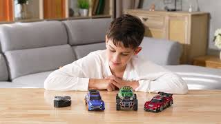 EXOST BUILD 2 DRIVE SERIES TOY CARS by Silverlit [upl. by Arbmik]