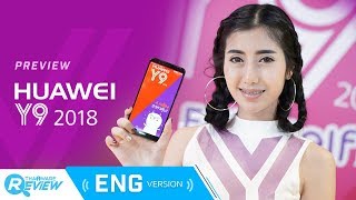 HUAWEI Y9 2018 Preview entrylevel phone with funny front AR lens camera [upl. by Everick]