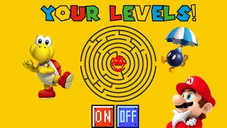 YOUR MARIO MAKER 2 LEVELS Nightmare Factory [upl. by Anatola]