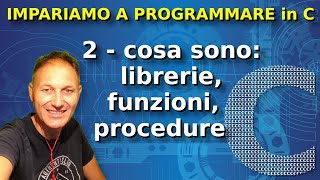 2 Impariamo a programmare in C librerie funzioni procedure  Daniele Castelletti  Ass Maggiolina [upl. by Charlean]