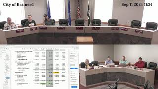 City of Brainerd  Personnel amp Finance Committee  9112024 [upl. by Anoiuq536]