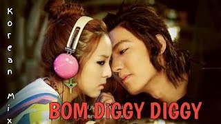 Korean mix  BOM DiGGY DIGGY  Lee min ho  Sandara  cass [upl. by Jolie968]