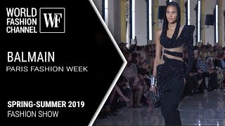 Balmain springsummer 2019  Paris fashion week [upl. by Okime]