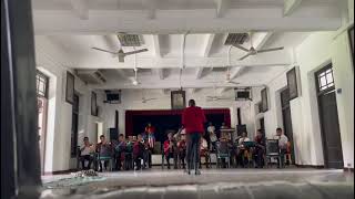 Formula 1 Theme  Practice Session  Maliyadeva College Brass Band Cadets 2024 [upl. by Enylorac]