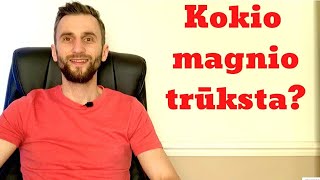 Kokio magnio trūksta  Magnio nauda [upl. by Analihp]