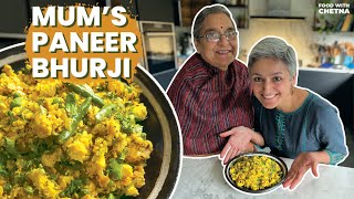 MUMS PANEER BHURJI  Delicious healthy and ready in 10 MINUTES  Food with Chetna [upl. by Nilved]