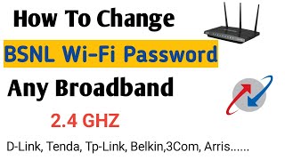 Bsnl wifi ka Password kaise change karebsnl wifi password changebsnl24g password change [upl. by Nesahc416]