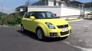 2008 Suzuki Swift Sport StartUp and Full Vehicle Tour [upl. by Arahas749]