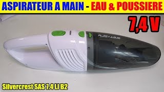 aspirateur lidl à main eau et poussière silvercrest HandHeld Vacuum Cleaner handstaubsauger [upl. by Kiker]