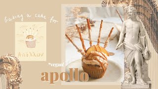 baking a cake for apollo vegan golden sun cupcakes [upl. by Iur762]