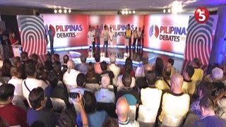 BALIKAN  MGA EKSENA SA PRESIDENTIAL DEBATES 2016 ROUND 2 [upl. by Cyrie]