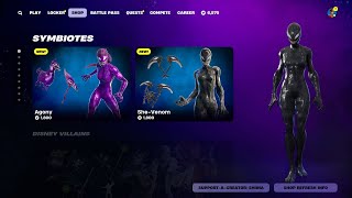 Fortnite item Shop New Shevenom and agony skins [upl. by Hollah]