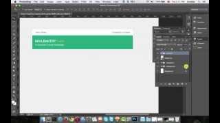 How to Design a Newsletter Template Part 4  Creating the Header [upl. by Lymn966]