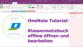 OneNote Tutorial Klassennotizbuch offline bearbeiten  Tipps amp Tricks [upl. by Kralc568]