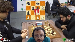 Magnus Carlsen destroys Maghsoodloo in 28 moves  Commentary by Sagar [upl. by Gagliano223]