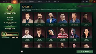 TI 2024 Compendium English Talent Voice Lines [upl. by Marb]