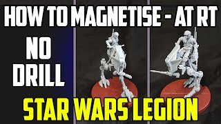 How To Magnetise ATRTs Weapons  No Drill  Star Wars Legion [upl. by Htebzil]