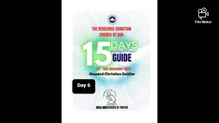 Day 6 of 15 RCCG Annual Fasting and Prayers Prayer Ministry  Folawe Adewakun [upl. by Rosabella]